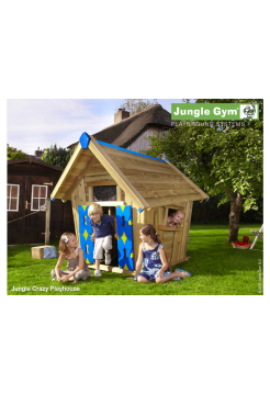 Деревянный домик для детей Jungle Playhouse